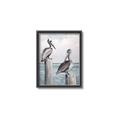 Picture of Observing Pelicans _GroupedProduct_Rectangle_Portrait_Canvas_Framed_