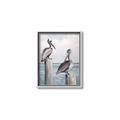 Picture of Observing Pelicans _GroupedProduct_Rectangle_Portrait_Canvas_Framed_