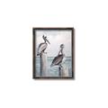 Picture of Observing Pelicans _GroupedProduct_Rectangle_Portrait_Canvas_Framed_
