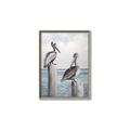 Picture of Observing Pelicans _GroupedProduct_Rectangle_Portrait_Canvas_Framed_
