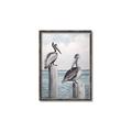 Picture of Observing Pelicans _GroupedProduct_Rectangle_Portrait_Canvas_Framed_