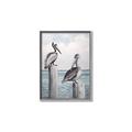 Picture of Observing Pelicans _GroupedProduct_Rectangle_Portrait_Canvas_Framed_
