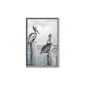 Picture of Observing Pelicans _GroupedProduct_Rectangle_Portrait_Canvas_Framed_