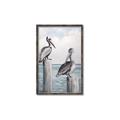 Picture of Observing Pelicans _GroupedProduct_Rectangle_Portrait_Canvas_Framed_