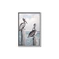 Picture of Observing Pelicans _GroupedProduct_Rectangle_Portrait_Canvas_Framed_