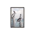 Picture of Observing Pelicans _GroupedProduct_Rectangle_Portrait_Canvas_Framed_