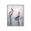 Picture of Observing Pelicans _GroupedProduct_Rectangle_Portrait_Canvas_Framed_