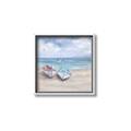 Picture of White Fishing Boats _GroupedProduct_Square_Canvas_Framed_