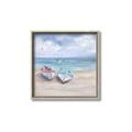 Picture of White Fishing Boats _GroupedProduct_Square_Canvas_Framed_