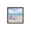 Picture of White Fishing Boats _GroupedProduct_Square_Canvas_Framed_