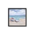 Picture of White Fishing Boats _GroupedProduct_Square_Canvas_Framed_