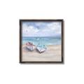 Picture of White Fishing Boats _GroupedProduct_Square_Canvas_Framed_