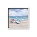 Picture of White Fishing Boats _GroupedProduct_Square_Canvas_Framed_