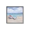 Picture of White Fishing Boats _GroupedProduct_Square_Canvas_Framed_