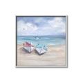 Picture of White Fishing Boats _GroupedProduct_Square_Canvas_Framed_