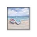 Picture of White Fishing Boats _GroupedProduct_Square_Canvas_Framed_