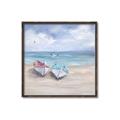 Picture of White Fishing Boats _GroupedProduct_Square_Canvas_Framed_