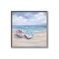 Picture of White Fishing Boats _GroupedProduct_Square_Canvas_Framed_