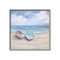 Picture of White Fishing Boats _GroupedProduct_Square_Canvas_Framed_