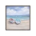 Picture of White Fishing Boats _GroupedProduct_Square_Canvas_Framed_