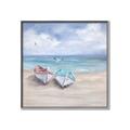 Picture of White Fishing Boats _GroupedProduct_Square_Canvas_Framed_