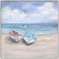 Picture of White Fishing Boats _GroupedProduct_Square_Canvas_Framed_