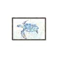 Picture of Sea Turtle I  _GroupedProduct_Rectangle_Landscape_Canvas_Framed_