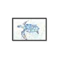 Picture of Sea Turtle I  _GroupedProduct_Rectangle_Landscape_Canvas_Framed_