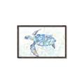 Picture of Sea Turtle I  _GroupedProduct_Rectangle_Landscape_Canvas_Framed_