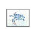 Picture of Sea Turtle I  _GroupedProduct_Rectangle_Landscape_Canvas_Framed_