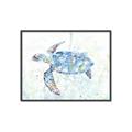 Picture of Sea Turtle I  _GroupedProduct_Rectangle_Landscape_Canvas_Framed_