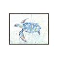 Picture of Sea Turtle I  _GroupedProduct_Rectangle_Landscape_Canvas_Framed_