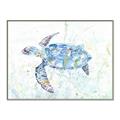 Picture of Sea Turtle I  _GroupedProduct_Rectangle_Landscape_Canvas_Framed_