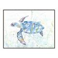 Picture of Sea Turtle I  _GroupedProduct_Rectangle_Landscape_Canvas_Framed_