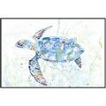 Picture of Sea Turtle I  _GroupedProduct_Rectangle_Landscape_Canvas_Framed_