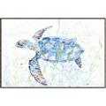 Picture of Sea Turtle I  _GroupedProduct_Rectangle_Landscape_Canvas_Framed_