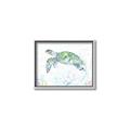 Picture of Sea Turtle II  _GroupedProduct_Rectangle_Landscape_Canvas_Framed_