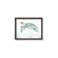 Picture of Sea Turtle II  _GroupedProduct_Rectangle_Landscape_Canvas_Framed_