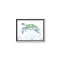 Picture of Sea Turtle II  _GroupedProduct_Rectangle_Landscape_Canvas_Framed_