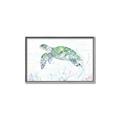 Picture of Sea Turtle II  _GroupedProduct_Rectangle_Landscape_Canvas_Framed_