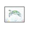 Picture of Sea Turtle II  _GroupedProduct_Rectangle_Landscape_Canvas_Framed_