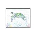 Picture of Sea Turtle II  _GroupedProduct_Rectangle_Landscape_Canvas_Framed_