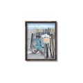 Picture of Blue Bicycle _GroupedProduct_Rectangle_Portrait_Canvas_Framed_