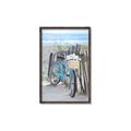 Picture of Blue Bicycle _GroupedProduct_Rectangle_Portrait_Canvas_Framed_