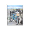 Picture of Blue Bicycle _GroupedProduct_Rectangle_Portrait_Canvas_Framed_