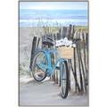 Picture of Blue Bicycle _GroupedProduct_Rectangle_Portrait_Canvas_Framed_