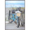 Picture of Blue Bicycle _GroupedProduct_Rectangle_Portrait_Canvas_Framed_