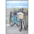 Picture of Blue Bicycle _GroupedProduct_Rectangle_Portrait_Canvas_Framed_
