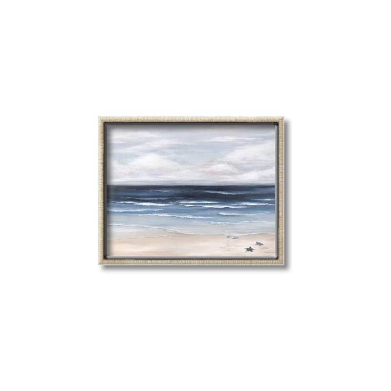 Picture of Turtle on the Shore _GroupedProduct_Rectangle_Landscape_Canvas_Framed_