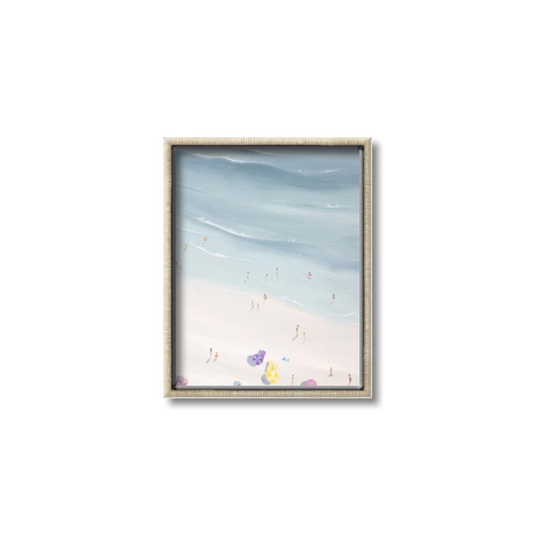 Picture of Beach Umbrellas II  _GroupedProduct_Rectangle_Portrait_Canvas_Framed_